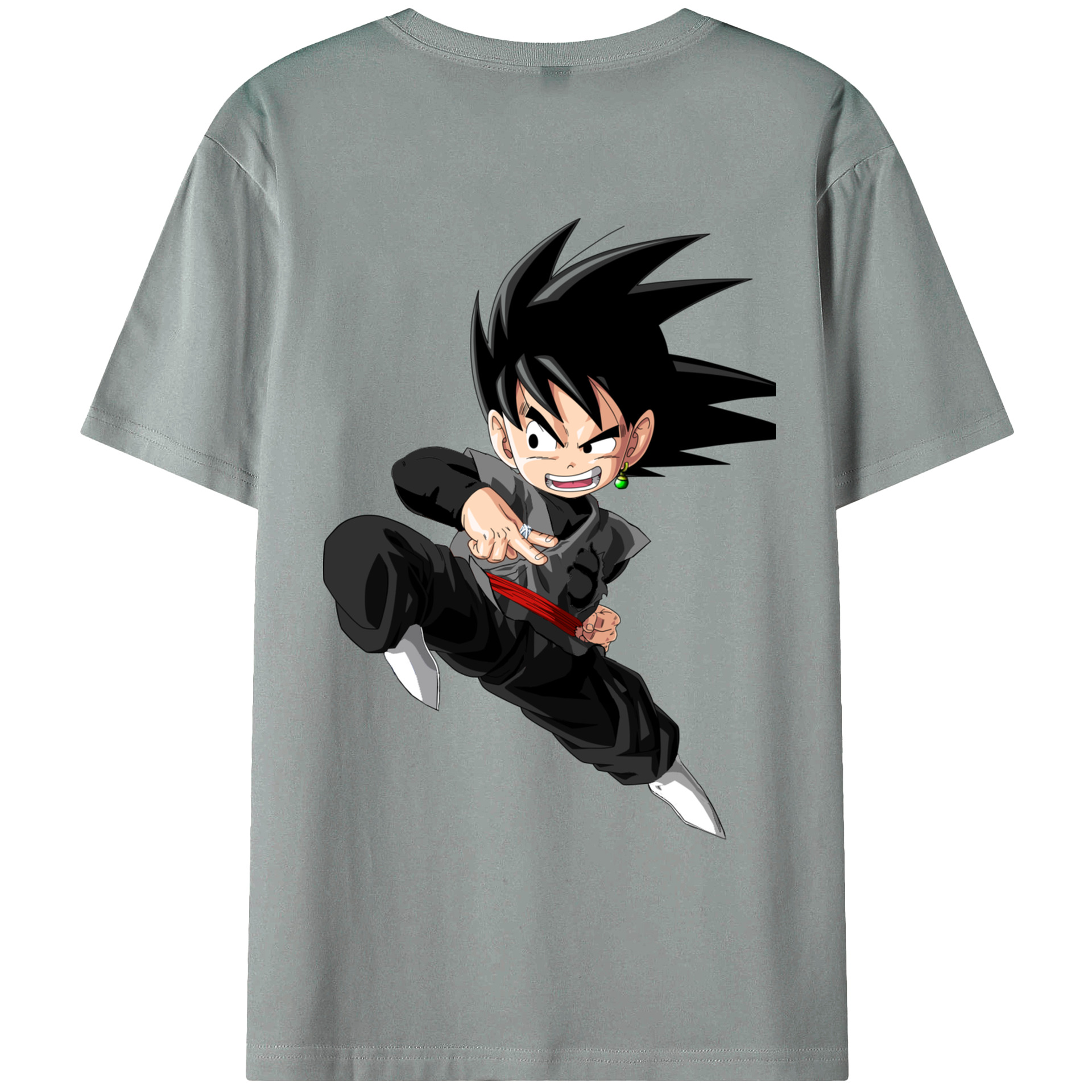 （画像用） ドラゴンボール 孫悟空（そん ごくう）Son Goku カカロット DRAGON BALL Kakarotto 綿100％ メンズ半袖Tシャツ（バックプリント） 通気性